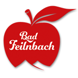 Rotes Apfellogo mit der Aufschrift 'Bad Feilnbach'.